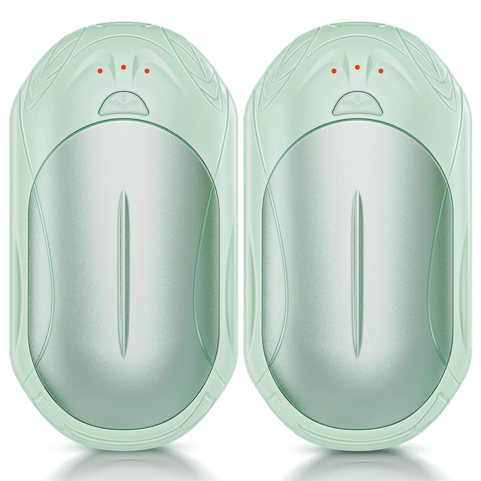 UNIHAND AI Hand Warmers Rechargeable 2-Pack in Mint Green