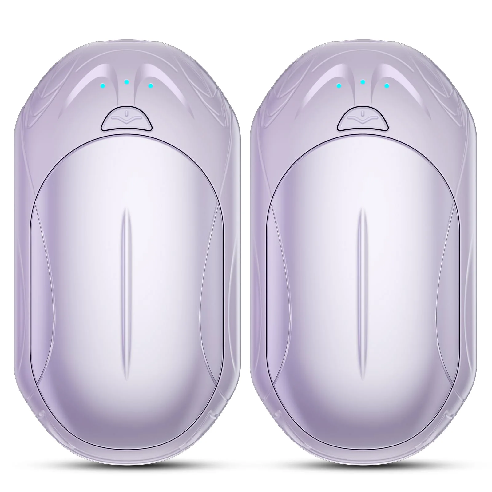 UNIHAND AI Hand Warmers Rechargeable 2-Pack in Purple